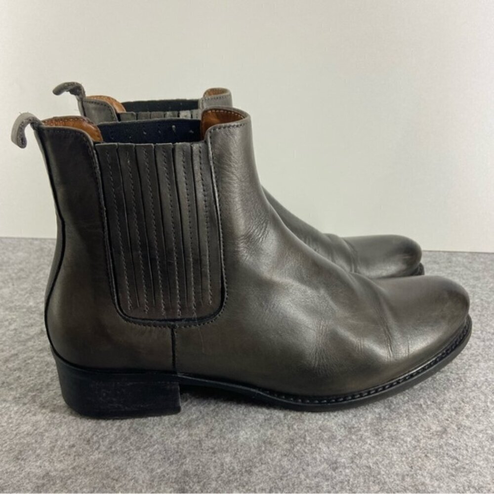 Ron White Gorgeous Dark Grey Leather Ankle Boots Women’s size 37 or US 6.5-7 - Picture 4 of 12